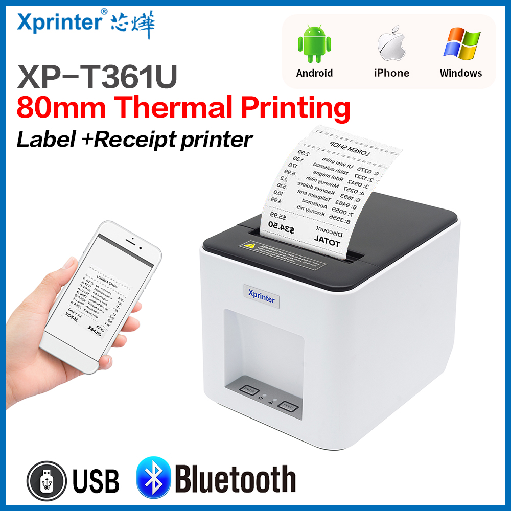 Commercial Book Printing Machines - طابعة ملصقات حرارية Xprinter 361B ،