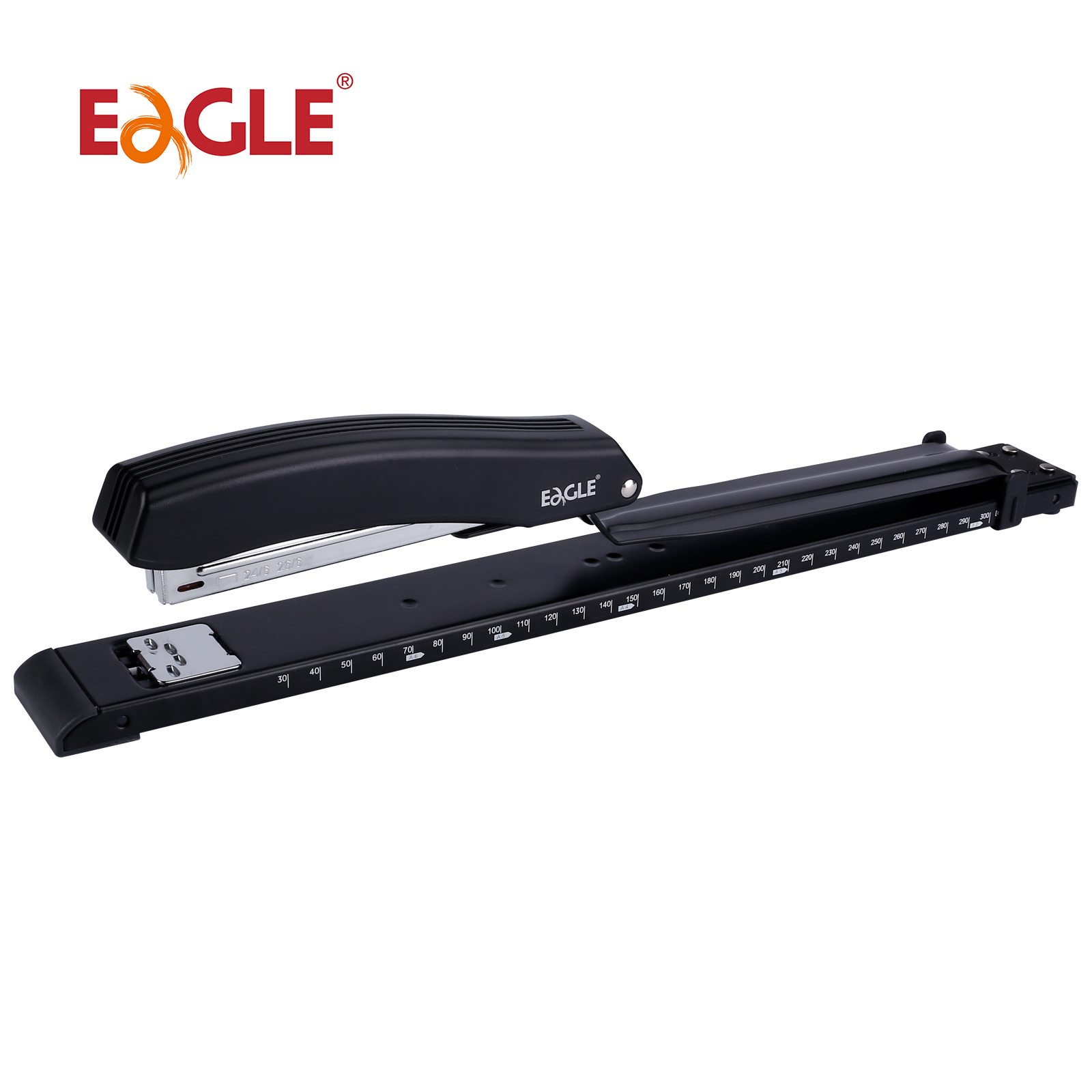 Stapler Heavy Duty - دباسة Eagle LONG-ARM مع مسطرة مدمجة