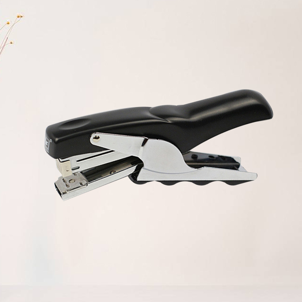 دباسة يدوية بمقبض معدني أسود،  - مراجعة Stapler Heavy Duty وسعره