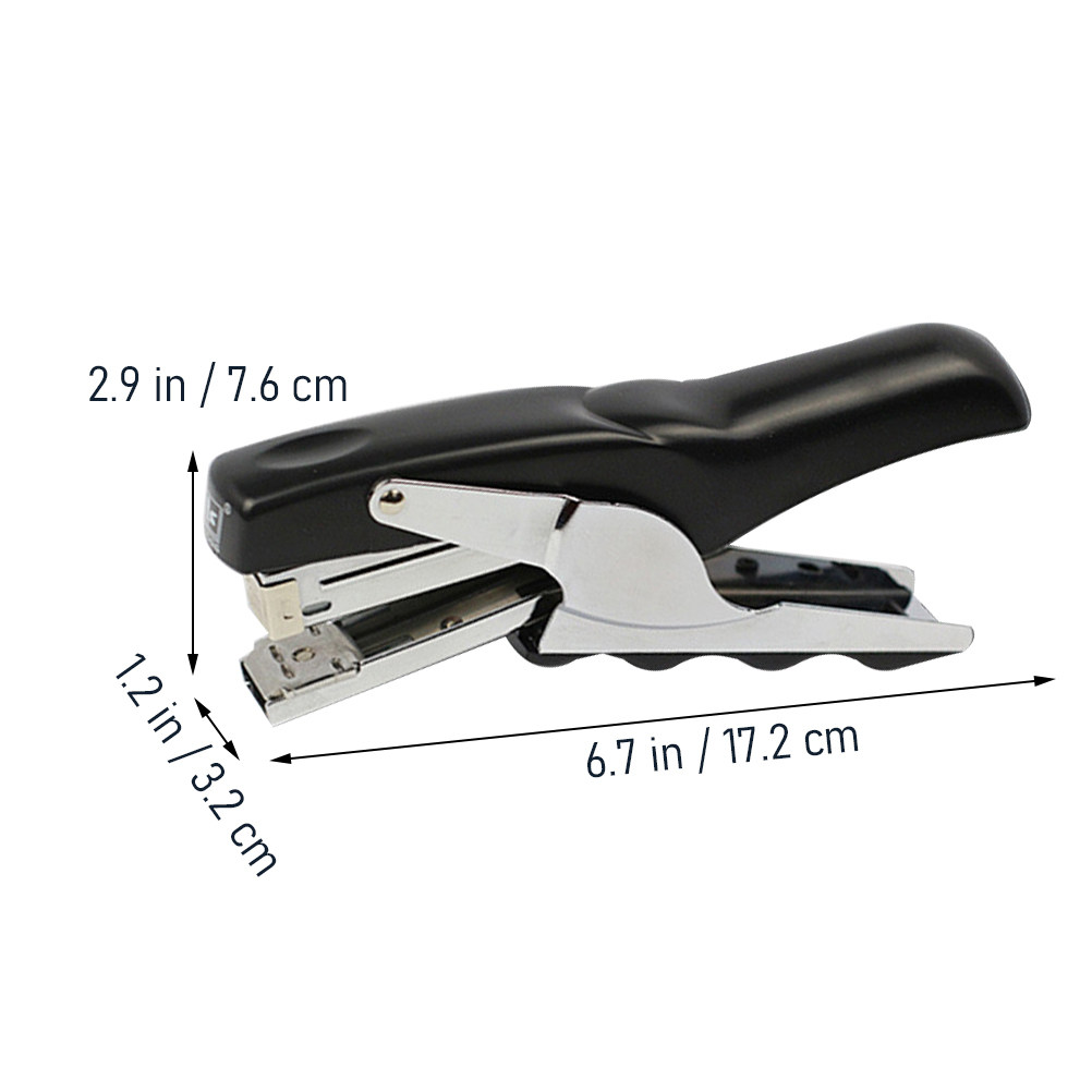 دباسة يدوية بمقبض معدني أسود،  - مراجعة Stapler Heavy Duty وسعره