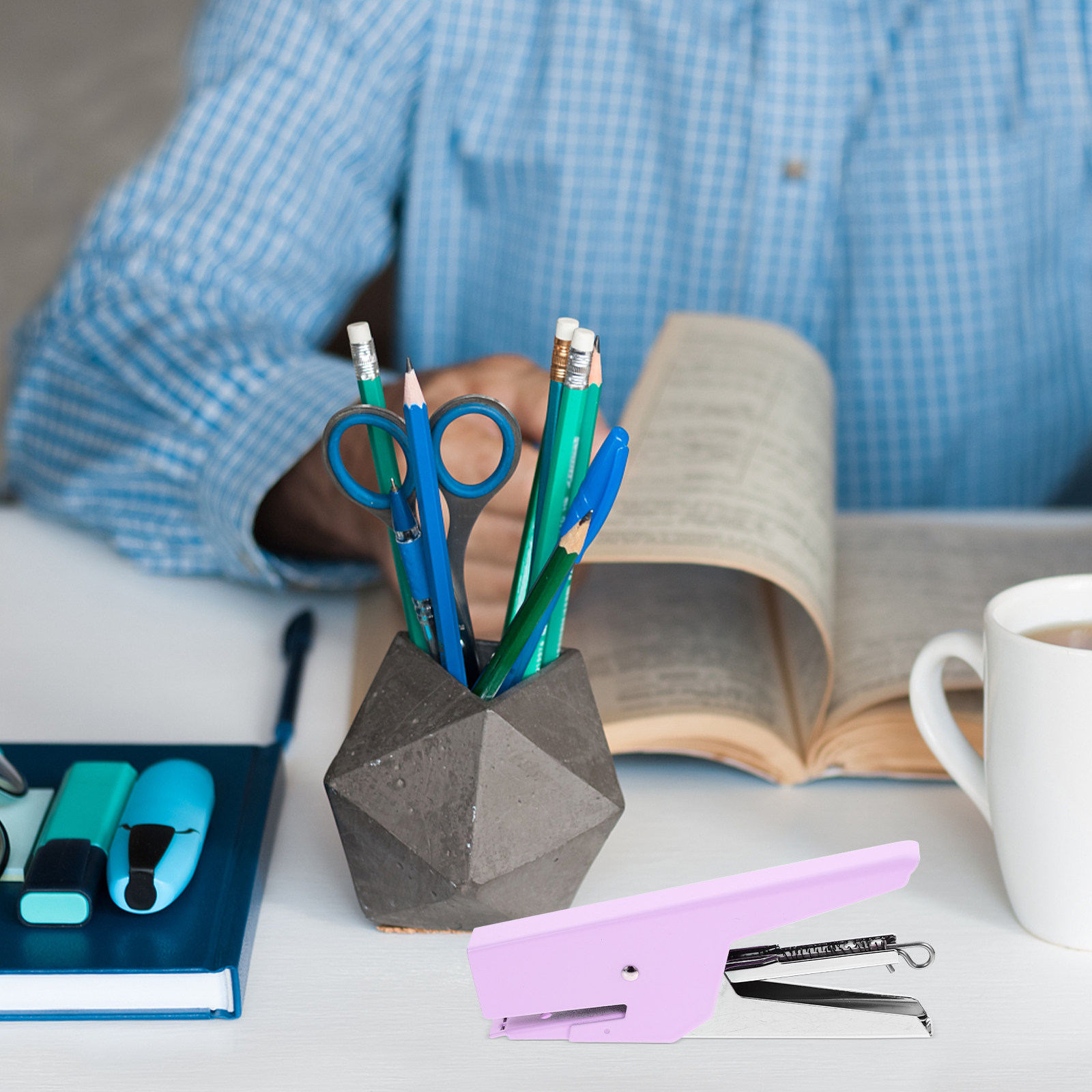 دباسة يدوية معدنية فاخرة للمكت - مراجعة Stapler Heavy Duty وسعره
