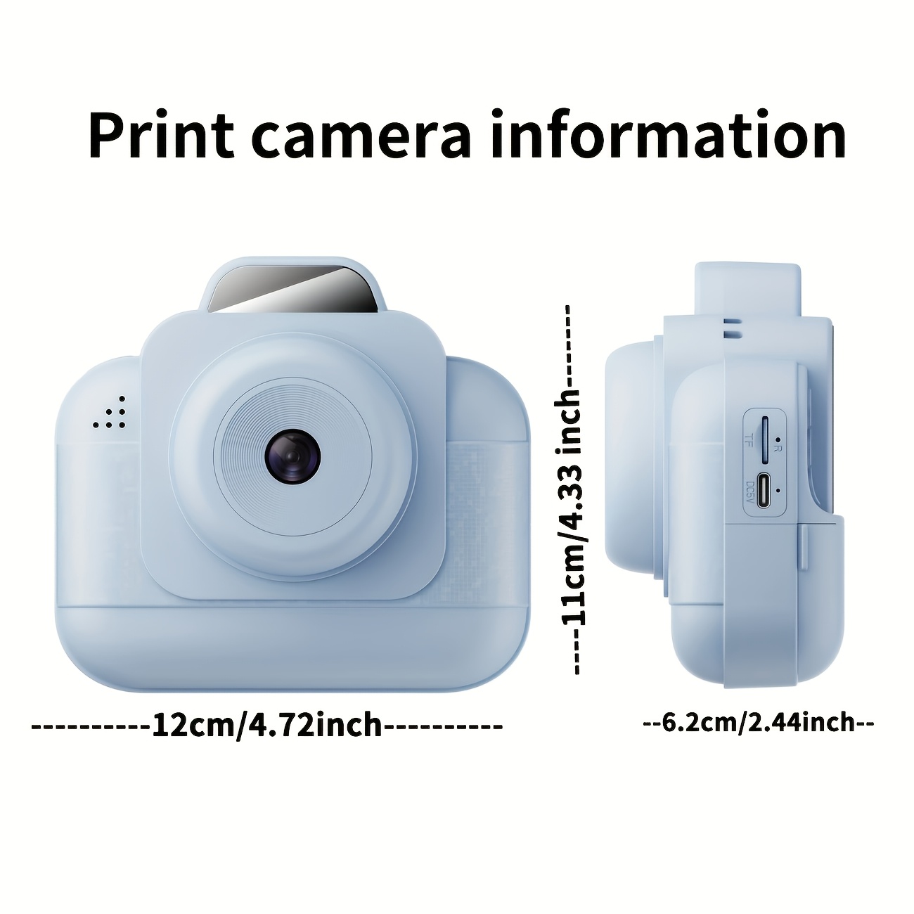 طابعة صور محمولة (لون أزرق) مع - مراجعة Photo Printer وسعره