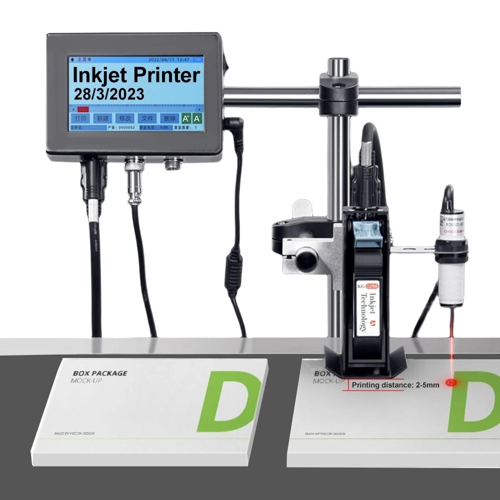 طابعة نفث الحبر الأوتوماتيكية، - مراجعة Barcode Printer وسعره